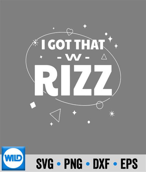 Rizz SVG, Ask Me About My Rizz I Got That W Rizz Ironic Meme SVG - WildSvg