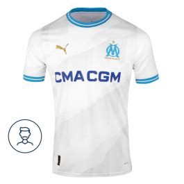 Maillot Om Domicile Blanc Homme Boutique Officielle