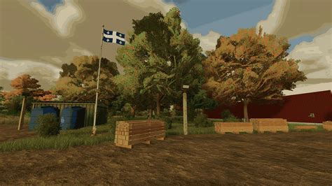 Quebec Flag v1.0 | FS22 Mod Download