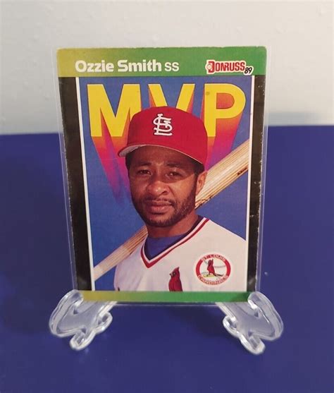 1989 Donruss MVP OZZIE SMITH Baseball Card BC 14 St Louis Cardinals