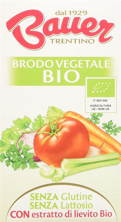 Bauer Dado Per Brodo Vegetale Bio Astucci Da Dadi G