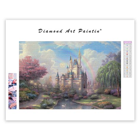 Thomas Kinkade Cinderella Castle Diamond Painting