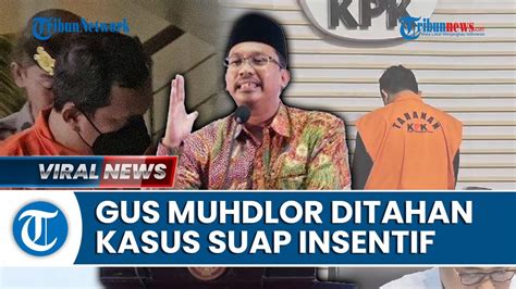 Penampakan Bupati Sidoarjo Pakai Rompi Oranye KPK Gus Muhdlor Ditahan