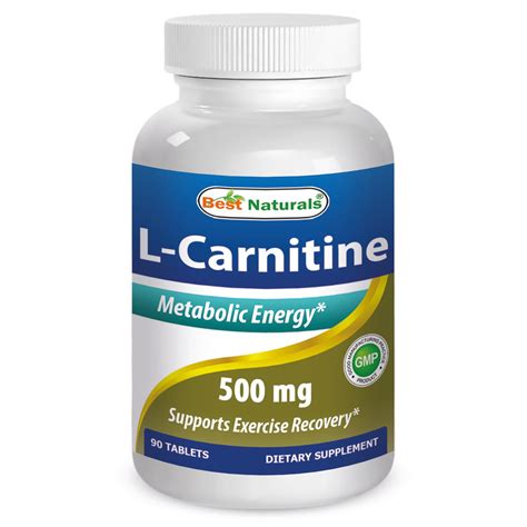 Best Naturals L Carnitine Mg Capsules Ct Walmart