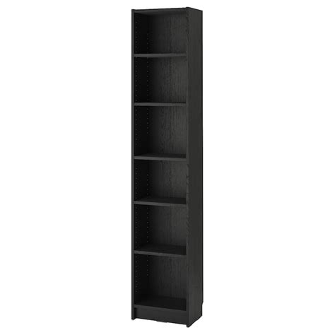 Billy Bookcase Black Oak Effect 153 4x11x791 2 Ikea