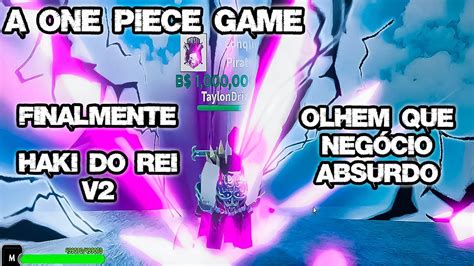 Pegando Conqueror Haki V2 No A One Piece Game Aopg Youtube