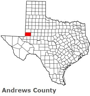 Andrews County on the satellite map of Texas 2024. Actual satellite ...