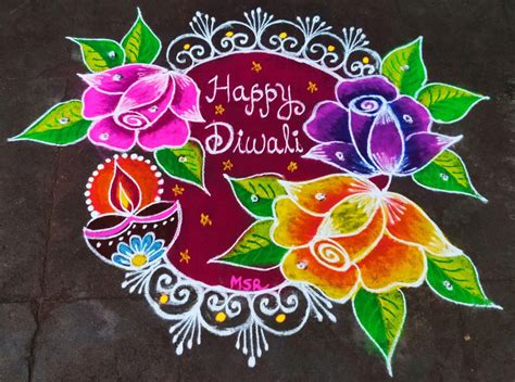 New Year Rangoli Designs - New Year Special Rangoli 7 Creative Ideas