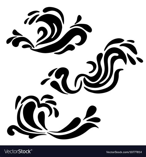 Vector Water Swirl