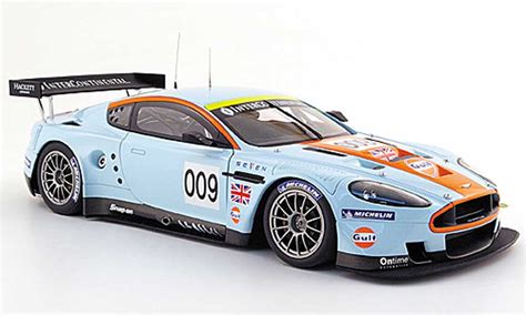 Diecast model cars Aston Martin DBR9 1/18 Autoart no.009 gulf 24h le ...