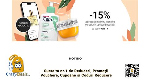 Cod Reducere Notino Reducere La Produse Pentru Corp Crazy Deals Ro