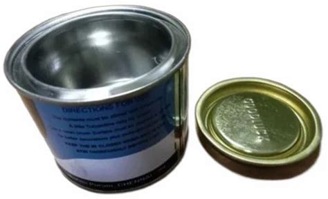 Cylindrical Ml Synthetic Enamel Paint Tin Container For Packaging