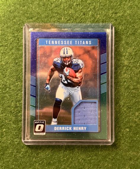 Derrick Henry 2016 Donruss Optic RC Player Worn Patch DRT DH Titans EBay