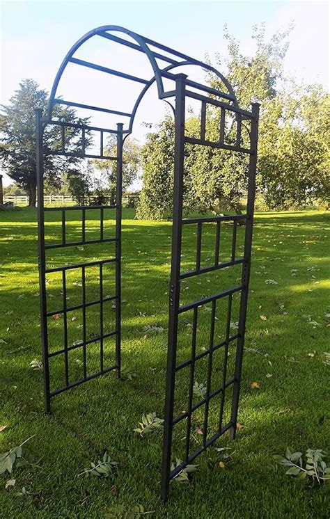 Heavy Duty Metal Garden Arch Garden Archway For Paths Outdoor Extra Wide Steel Decorative