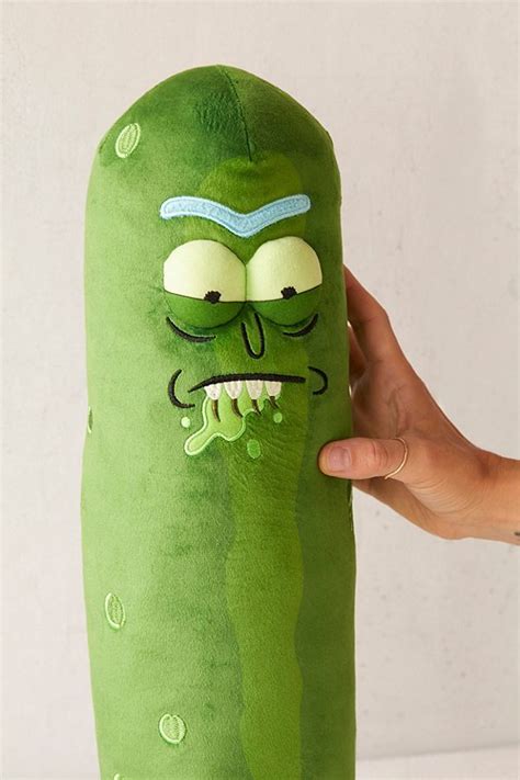 Stuffed Pickle Rick Plushie Toy Organization Urban Outfitters