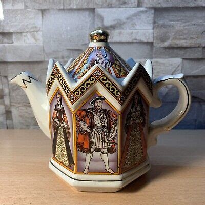 Sadler Teapot King Henry Viii And His Six Wives No Ebay