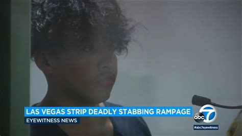 Vegas stabbing: Wounded showgirl details her interaction with suspect ...