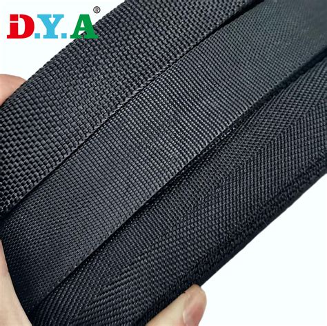 High Quality Dense Webbing Black Fold Over Webbing PP Webbing For Bag