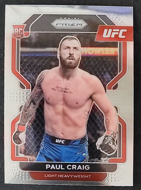 Panini Prizm Ufc Paul Craig Rc For Sale Online Ebay