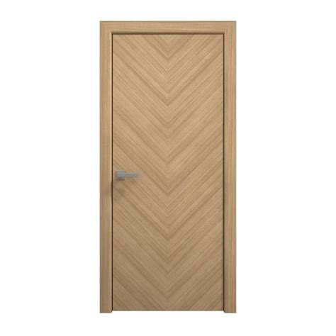 Sartodoors In X In Painted White Oak Solid Wood Swing Door With