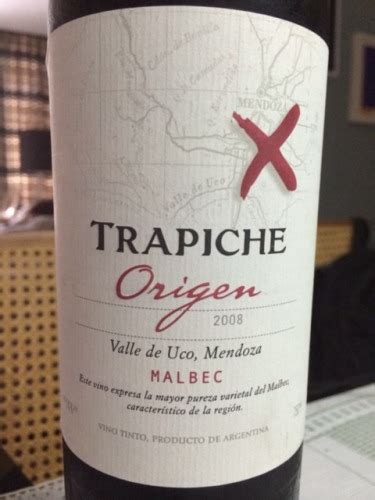 Trapiche Origen Malbec Vivino Us