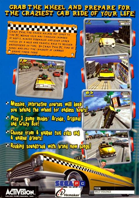 Crazy Taxi 2002 Windows Box Cover Art Mobygames