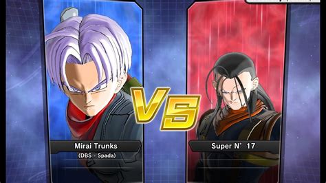 Xenoverse 2 Requested Match PC Mirai Trunks DBS Vs Super N17