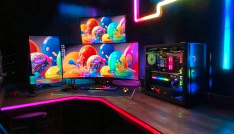 This dazzling custom gaming PC build is a neon RGB dream