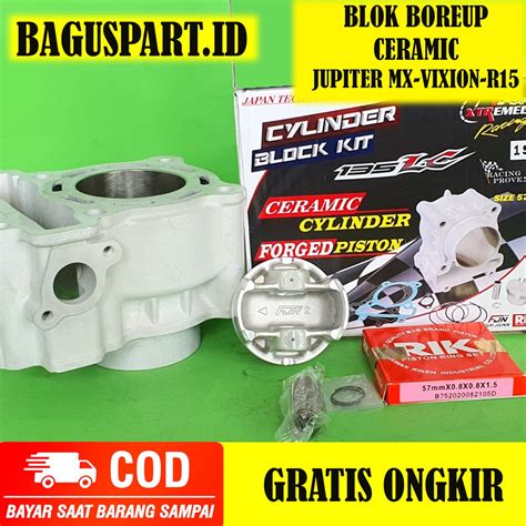 Jual Blok Bore Up Forged Jupiter Mx King Vixion R