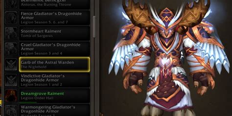 World Of Warcraft Best Transmog Sets For Druids