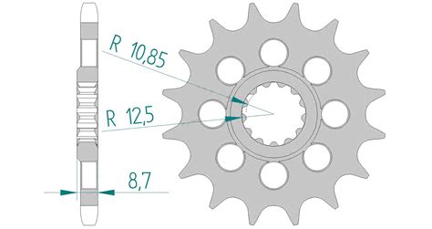 Pignone Passo Suzuki Gsx R Acciaio Afam