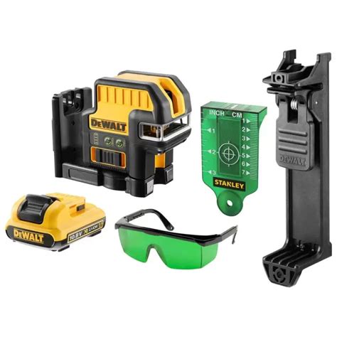 Nivel Láser de Líneas y Puntos Luz Verde 12 V 20 Mts Dewalt DCE0822D1G QW