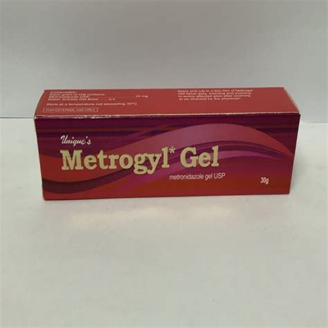 METROGYL GEL 30 g - Sukitha Pharmacy & Clinic (Pvt) Ltd