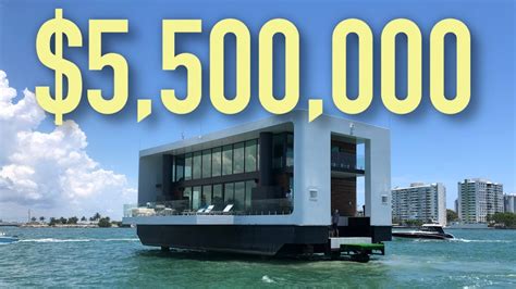 Inside The 5500000 Arkup 75 The Floating Mansion In Miami Youtube