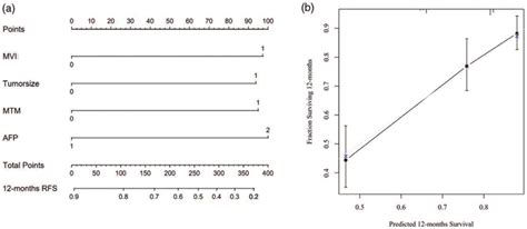 Developed Prognosis Nomogram Model For Year Rfs A Nomogram For