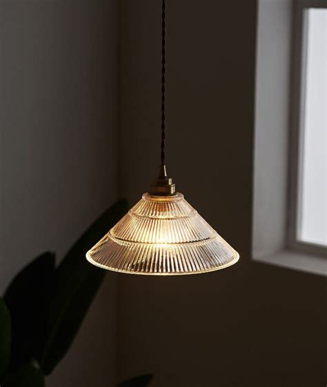 Vintage Copper Glass Pendant Light Home And Living Decor Modern Etsy