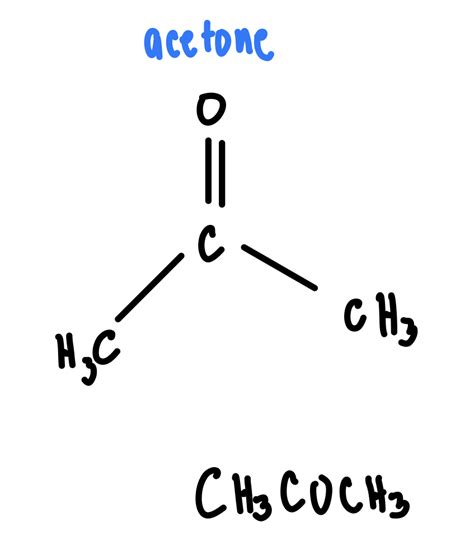 Solved The Correct Formula For Acetone Is CH 3COCH3 CH3COOCH3 CH 3