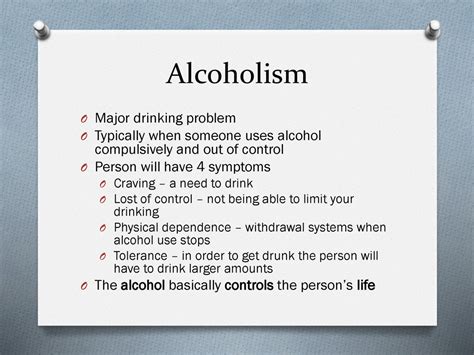 Alcohol 101 A Step Closer To Stopping Abuse And Misuse Ppt Download