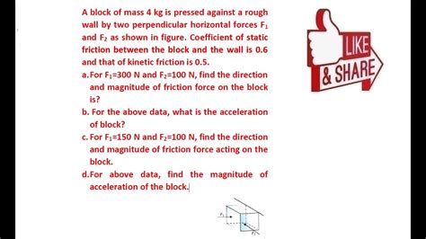 Iit Jee Mains And Advanced Block On Block Friction Problems Neet