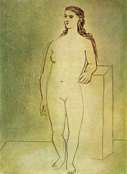 Standing Female Nude 1923 Pablo Picasso WikiArt Org