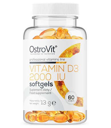 Ostrovit Vitamin D3 2000 IU 60 Softgels ProteinBox