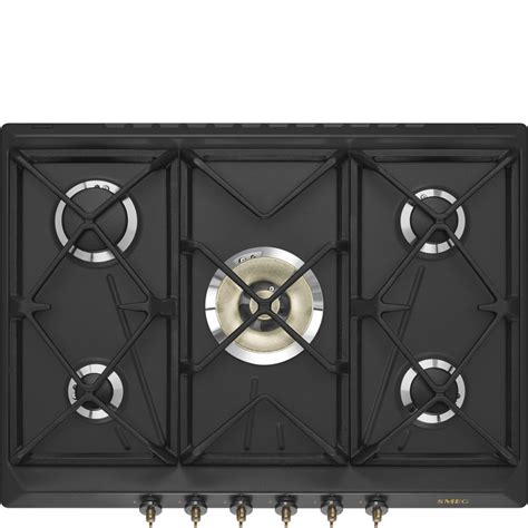 Smeg SRV876AOGH - газовая варочная панель. Бесплатная доставка ...