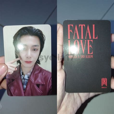 Jual OFFICIAL PC PHOTOCARD MONSTA X HYUNGWON JOOHEON FATAL LOVE