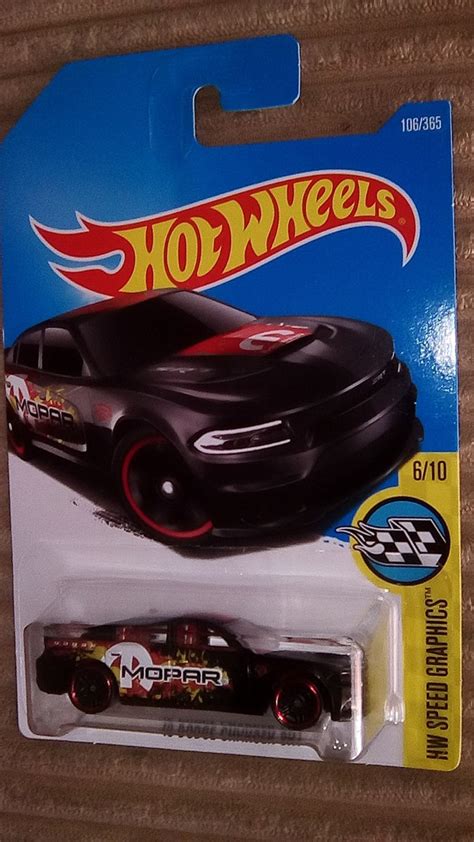 Hot Wheels 15 Dodge Charger Srt Mopar Negro Gg2 Mercado Libre