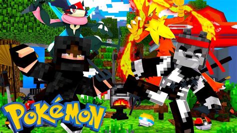 TREINAMENTO para ser NINJA POKÉMON no MINECRAFT YouTube