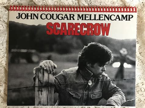 John Cougar Mellencamp Scarecrow Album Cover Notebook