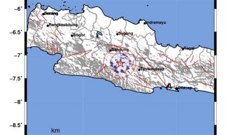 Gempa Terkini Di Jawa Barat Selasa Sore Magnitudo 3 5 Guncang 5 Daerah