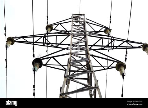 The Large High Voltage Transmission Towers Steel Power Pylon