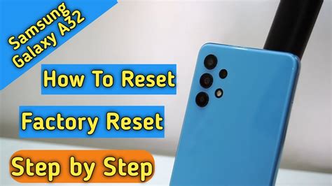 How To Reset Samsung Galaxy A32how To Factory Reset