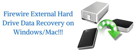 Firewire External Hard Drive Data Recovery on Mac/Windows!!!